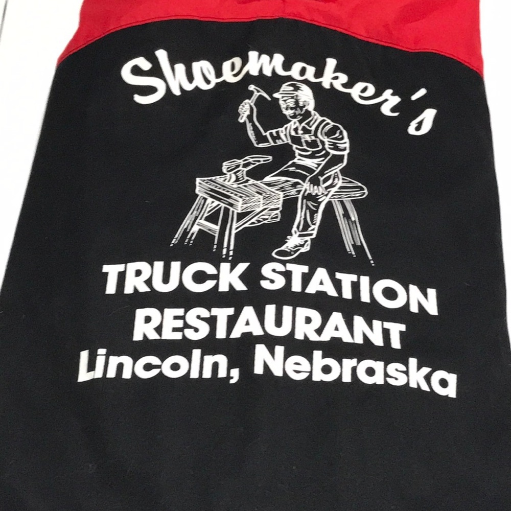 Black with red accent Truck Stop Windbreaker XXL